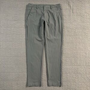 BYLT Pant Men Large (33x30) Gray Everyday Pant 2.0 Performance Stretch Versatile